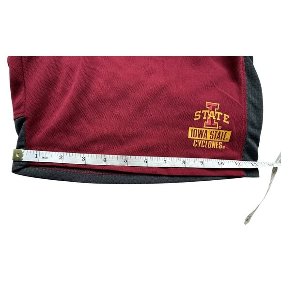 Iowa State Cyclones Maroon & Gray Athletic Basketball Shorts Youth XL 14/16 - Picture 13 of 15